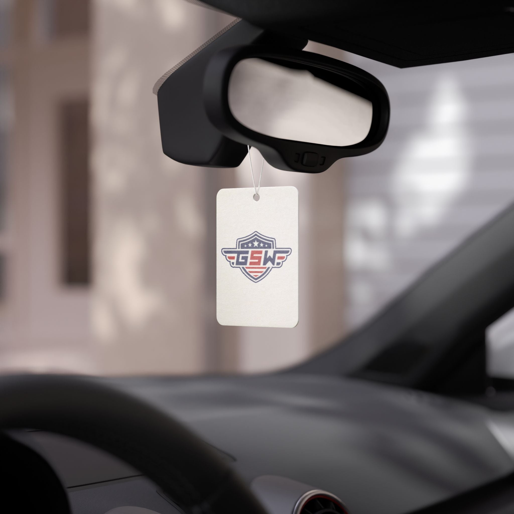 Patriotic Shield Car Air Freshener – GSW Logo Scented Tag
