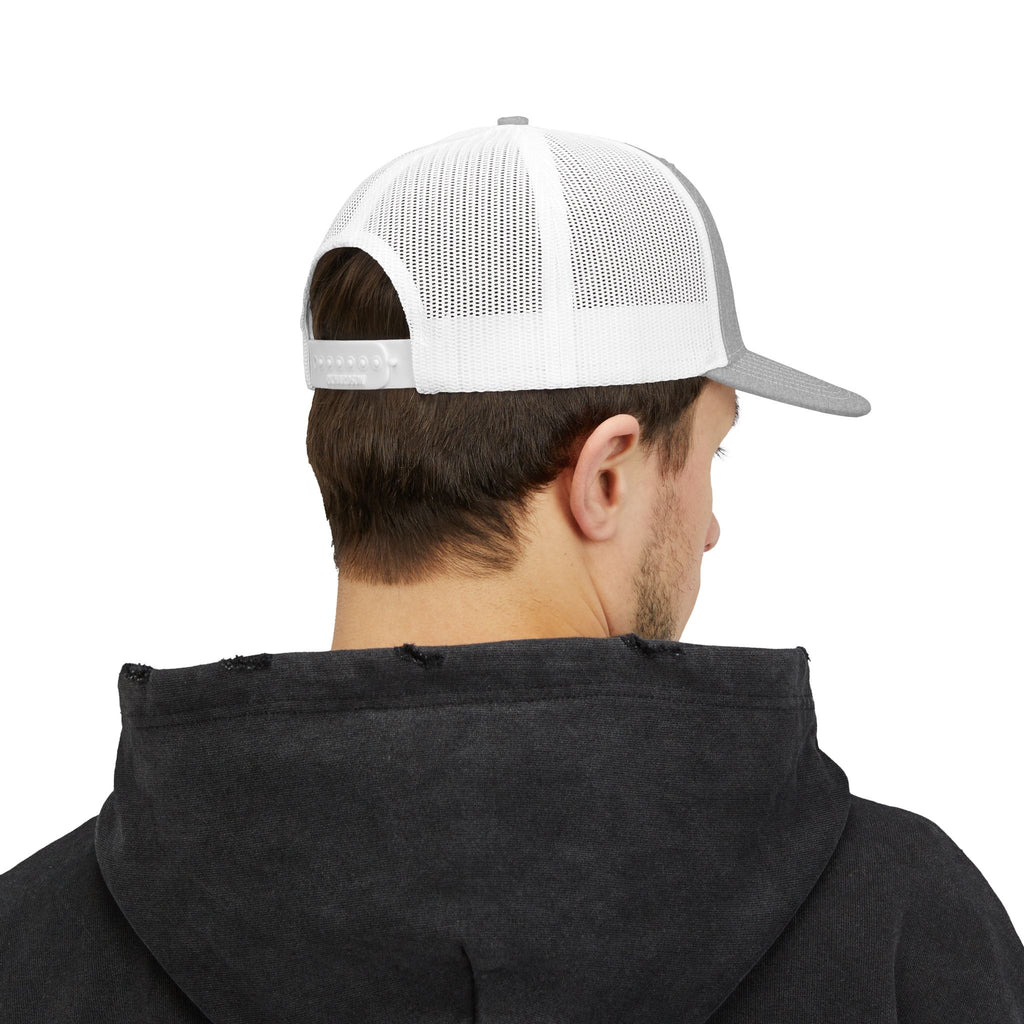 Trucker Cap — Retro Shield Patch "GSWF" Snapback