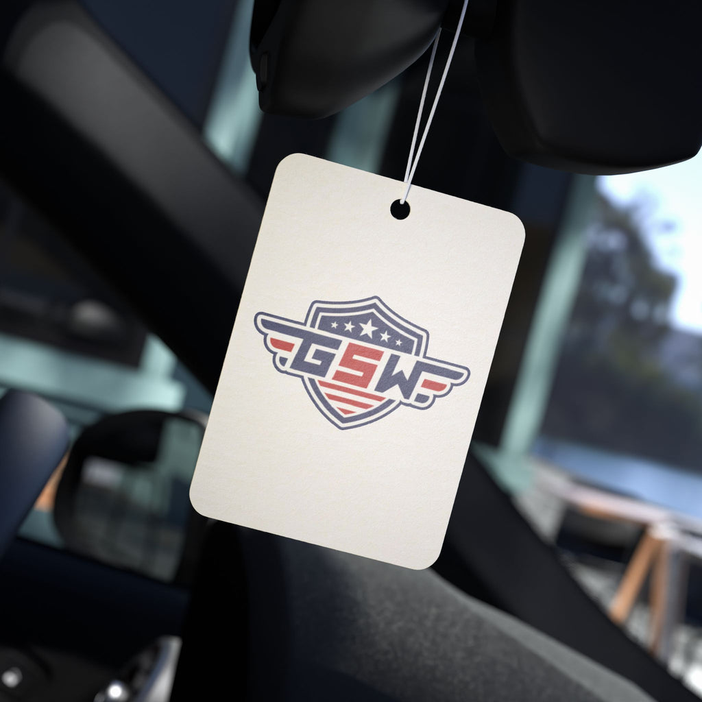 Patriotic Shield Car Air Freshener – GSW Logo Scented Tag