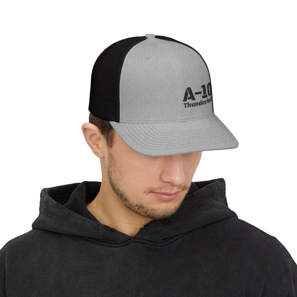 A-10 Thunderbolt Snapback Trucker Cap — Military Aviation Mesh Hat