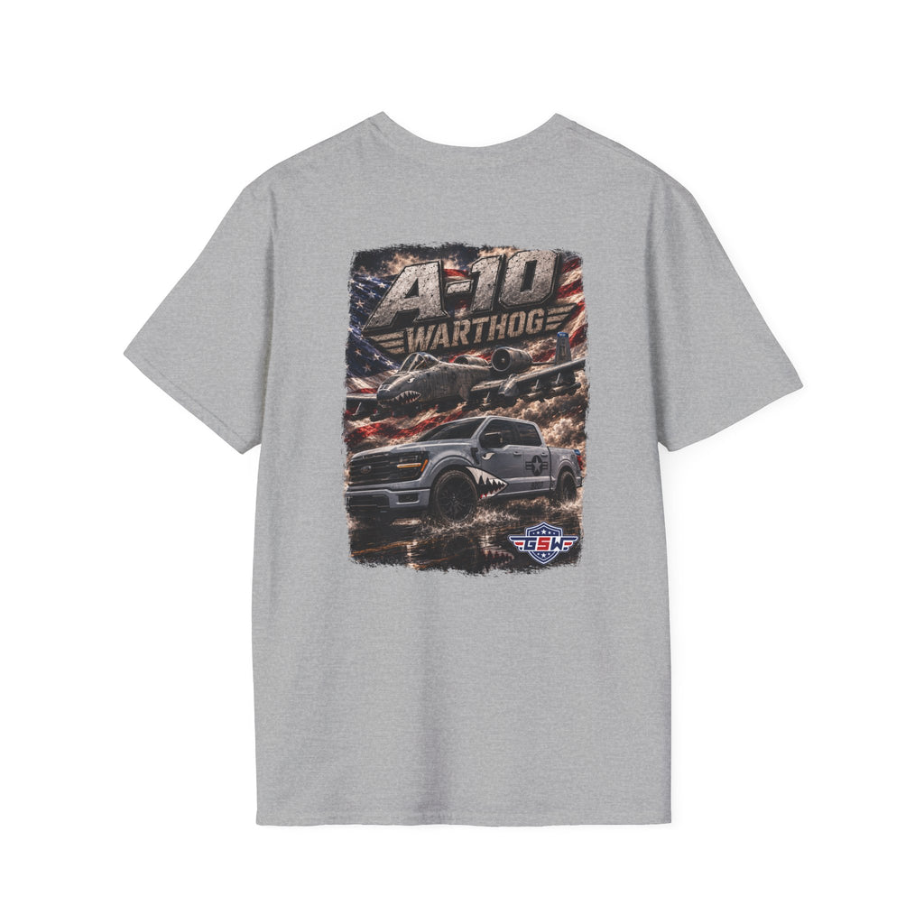Patriotic GSW Shield Tee — Small Chest Logo American Flag T-Shirt