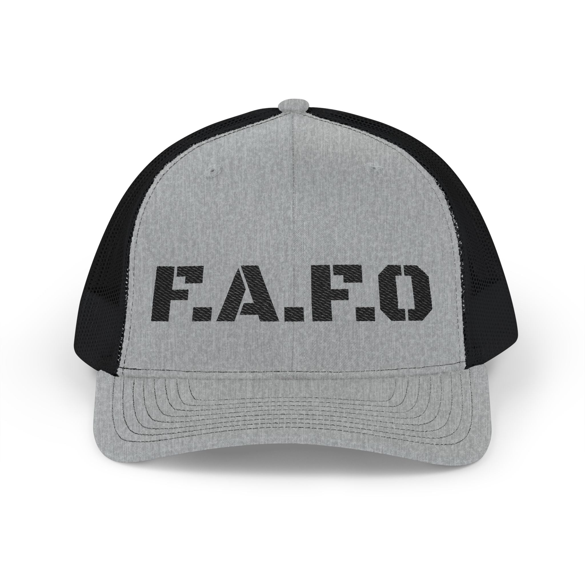 Trucker Cap — F.A.F.O. Distressed Logo Snapback