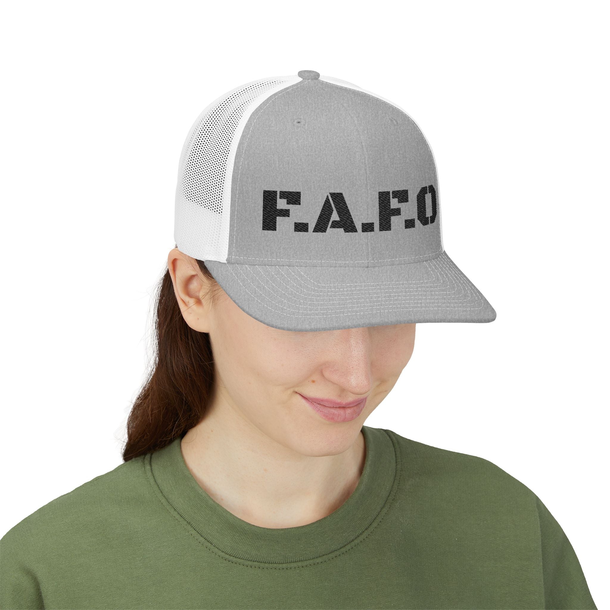 Trucker Cap — F.A.F.O. Distressed Logo Snapback