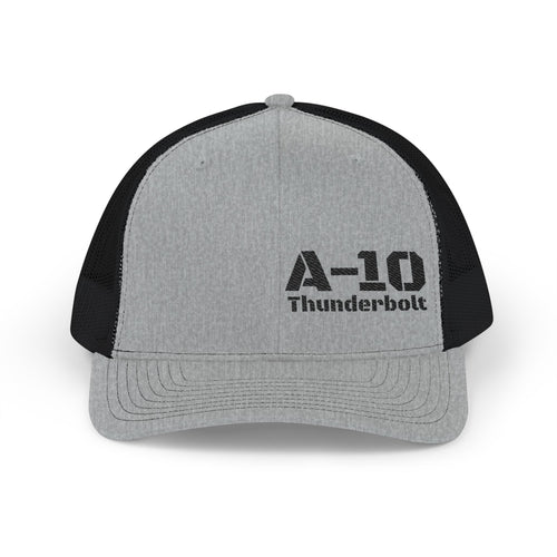 A-10 Thunderbolt Snapback Trucker Cap — Military Aviation Mesh Hat