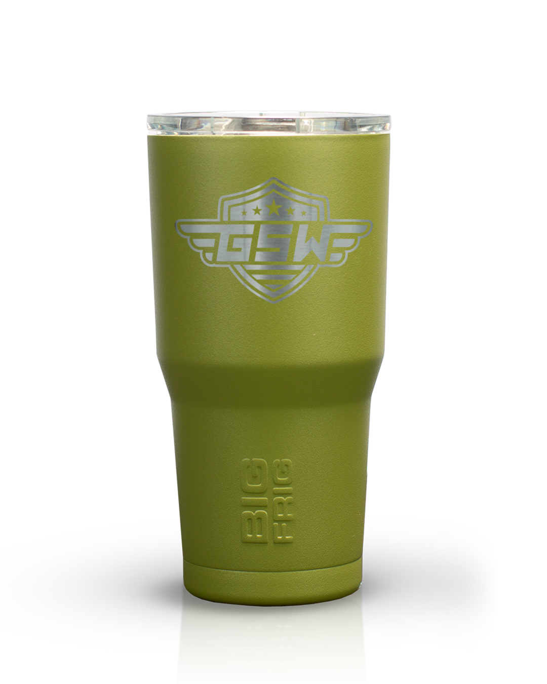 GSW Laser Etched Logo Big Frig Tumbler