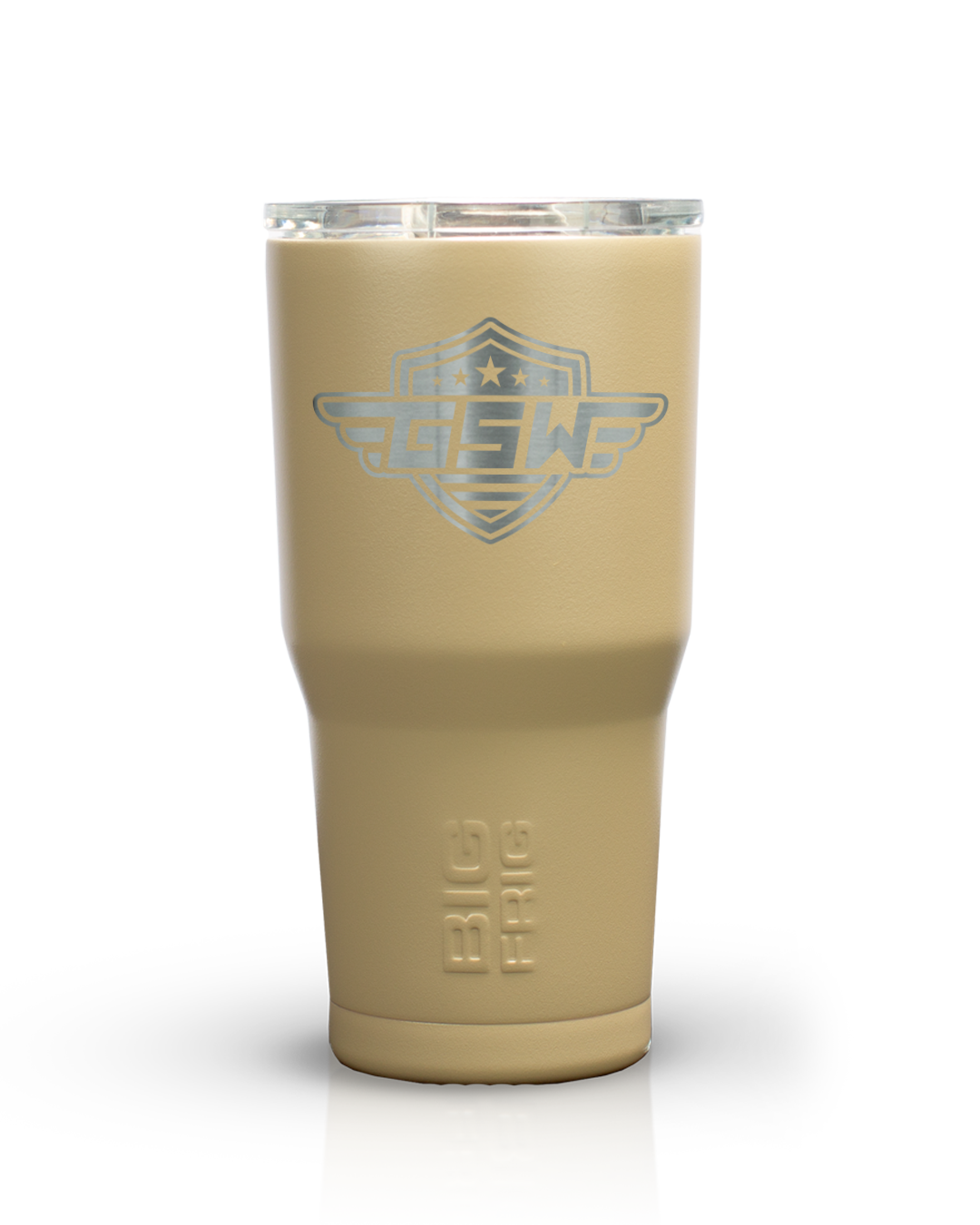 GSW Laser Etched Logo Big Frig Tumbler