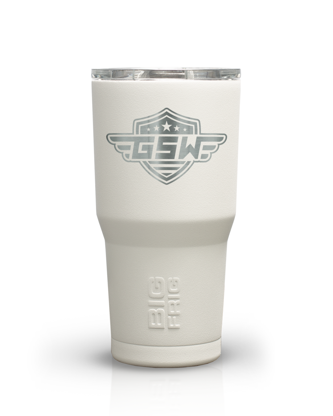 GSW Laser Etched Logo Big Frig Tumbler