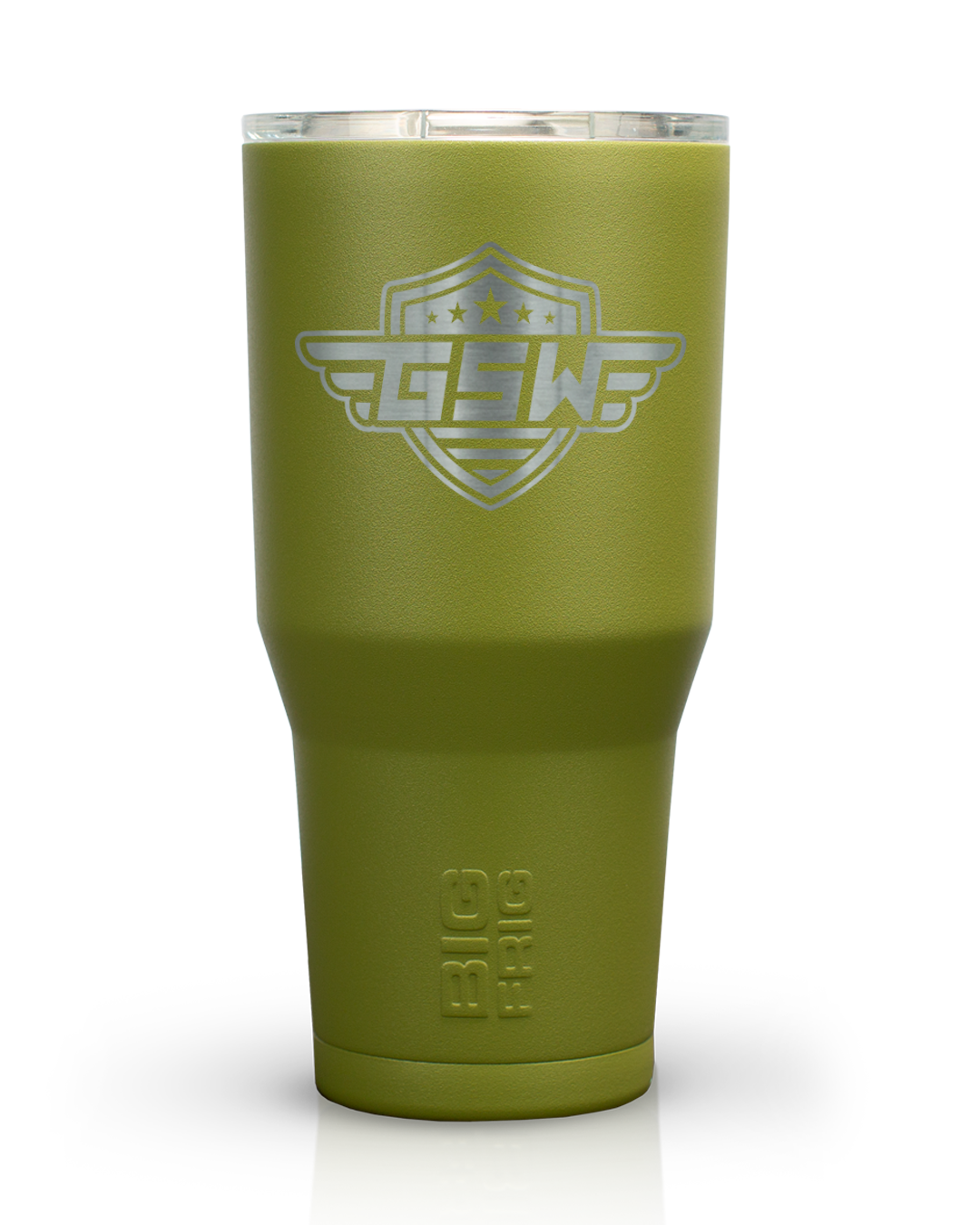 GSW Laser Etched Logo Big Frig Tumbler