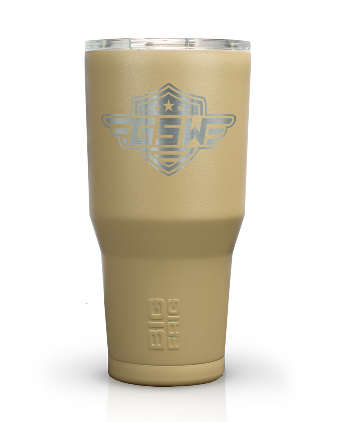 GSW Laser Etched Logo Big Frig Tumbler