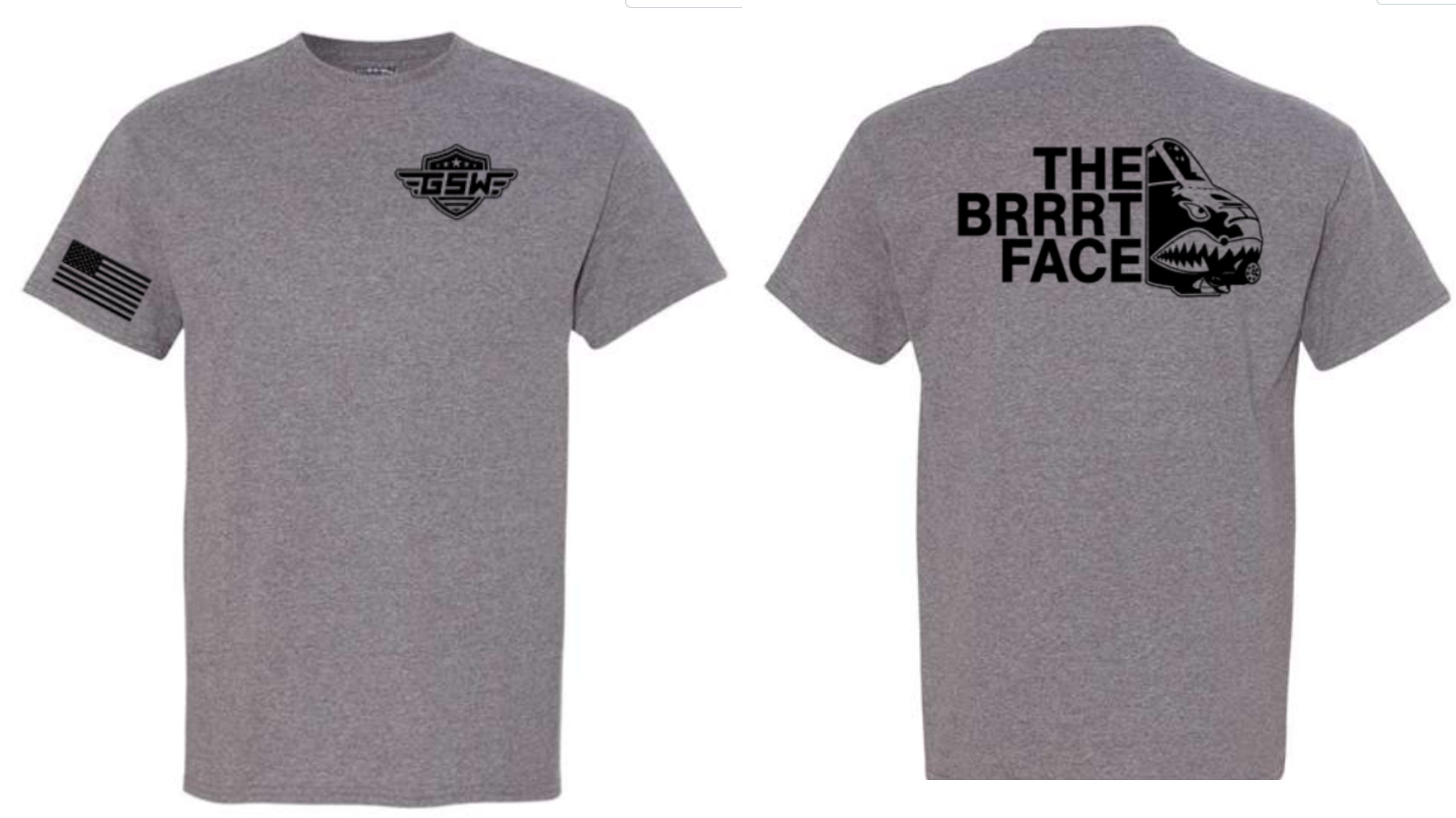 BRRRT Face Short Sleeve T-Shirt