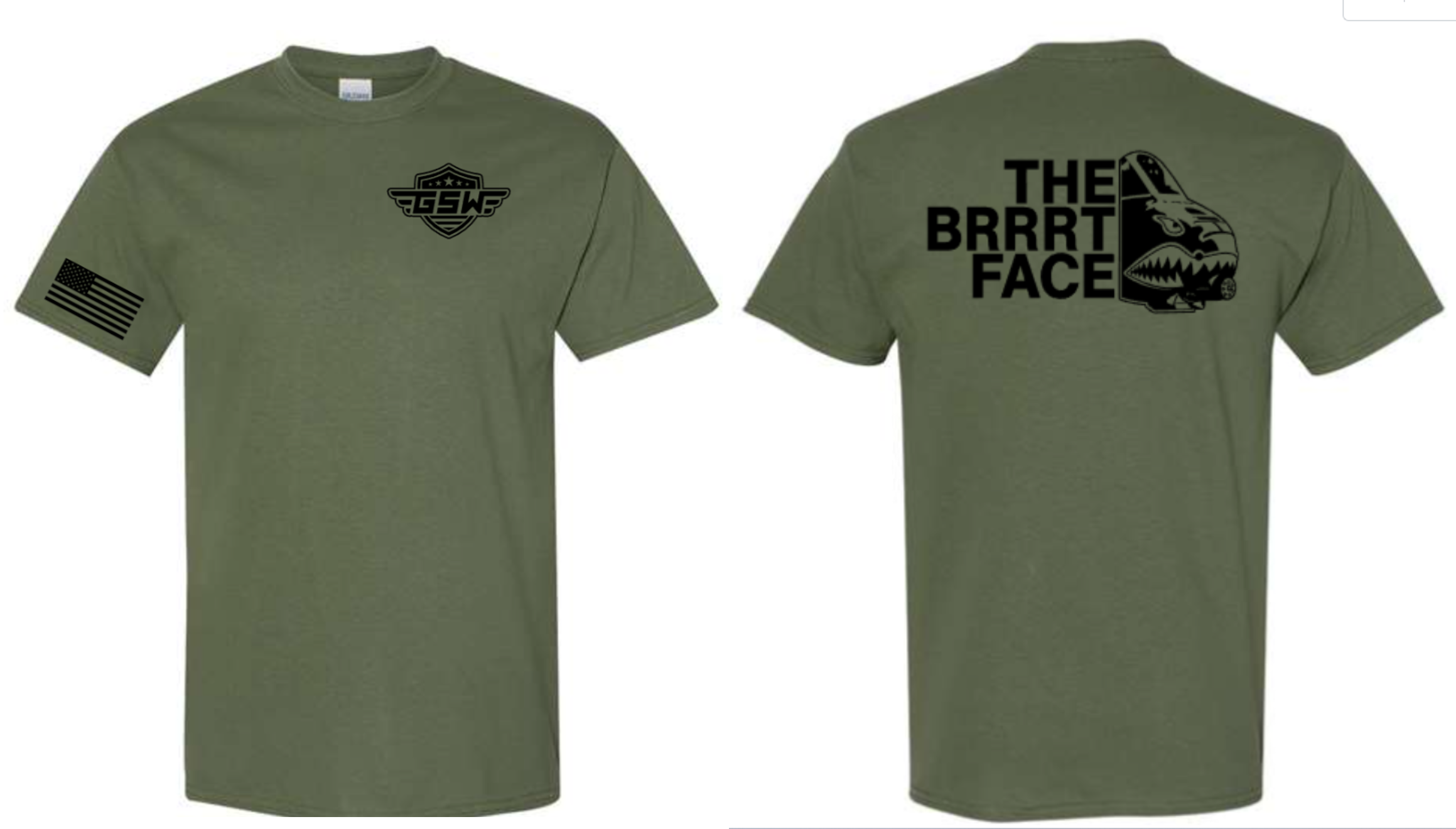 BRRRT Face Short Sleeve T-Shirt