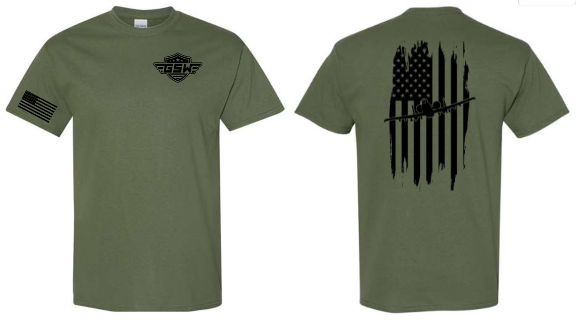 Patriotic Flag Short Sleeve T-Shirt