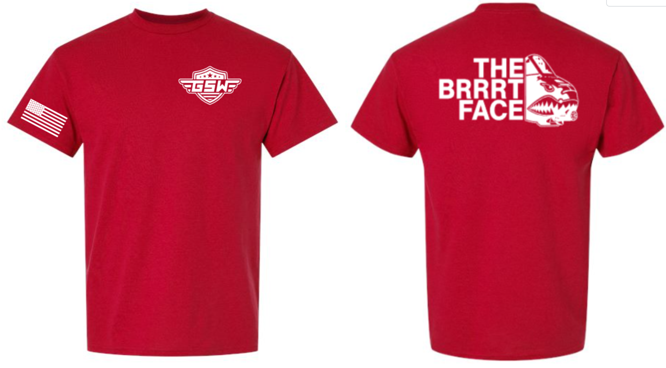 BRRRT Face Short Sleeve T-Shirt