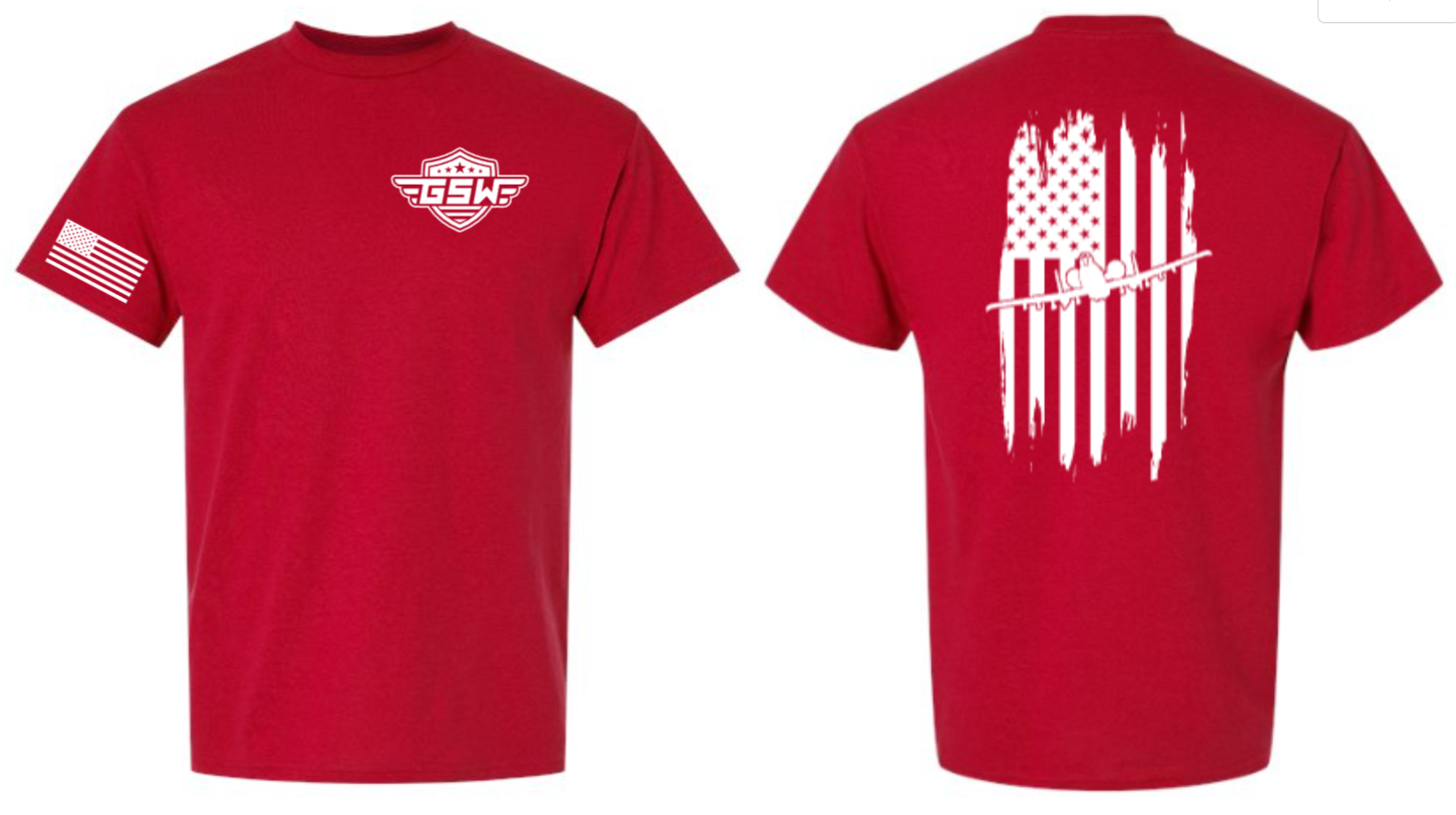 Patriotic Flag Short Sleeve T-Shirt