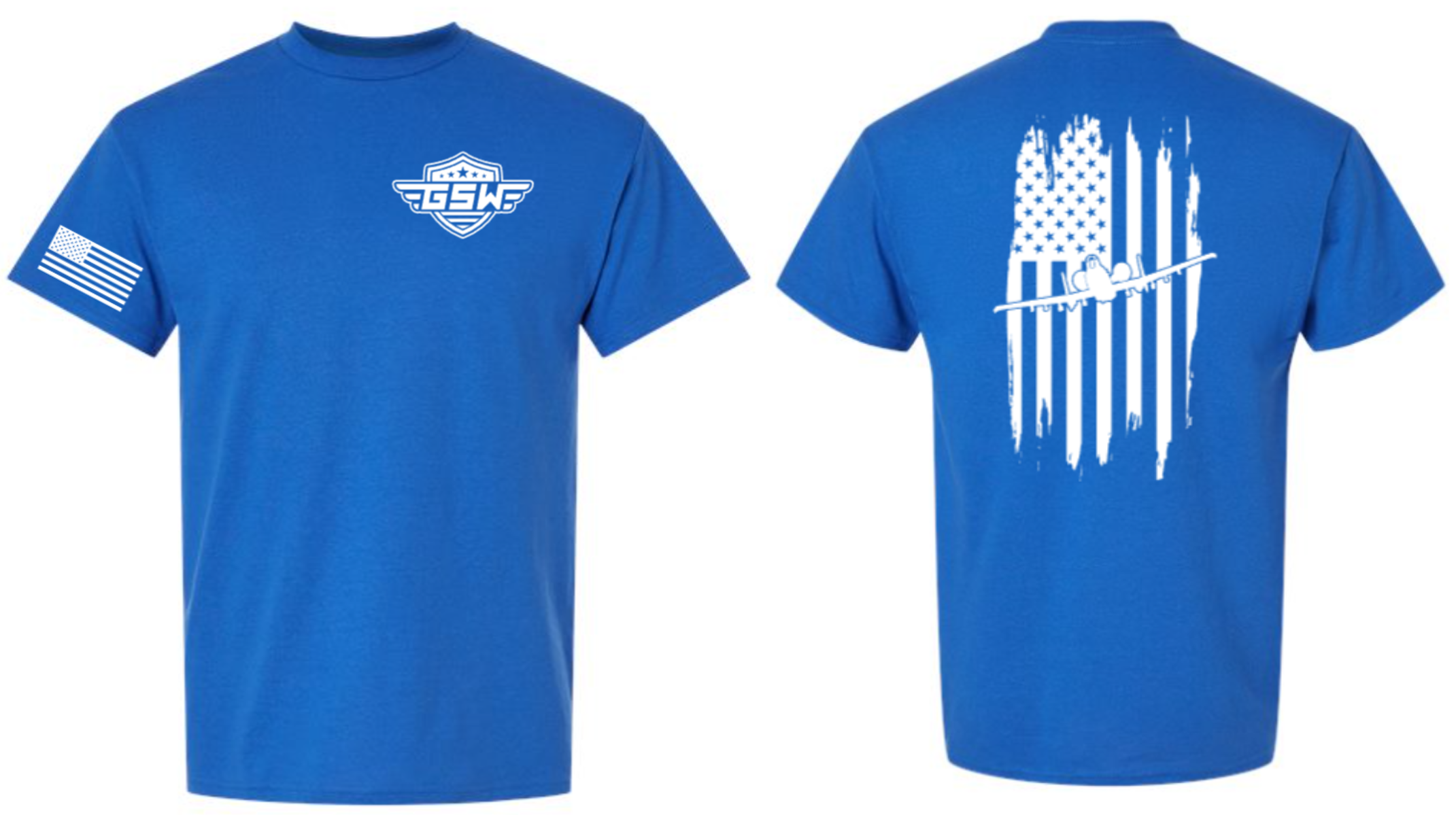 Patriotic Flag Short Sleeve T-Shirt