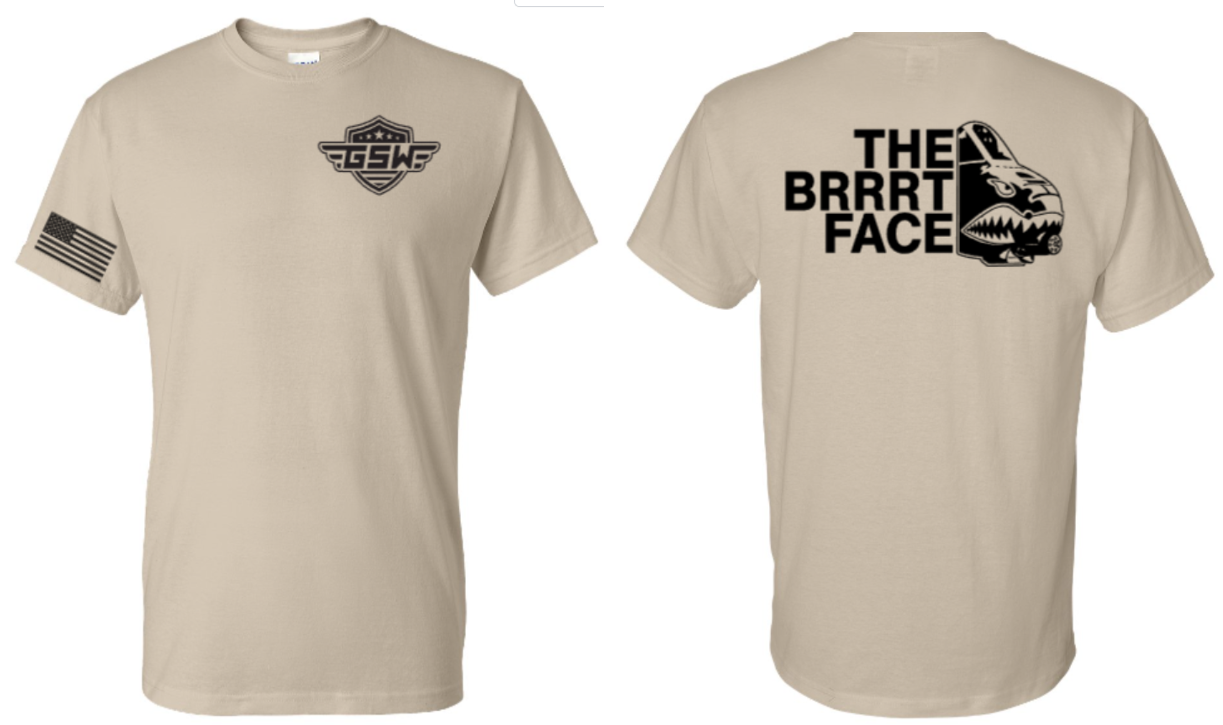 BRRRT Face Short Sleeve T-Shirt