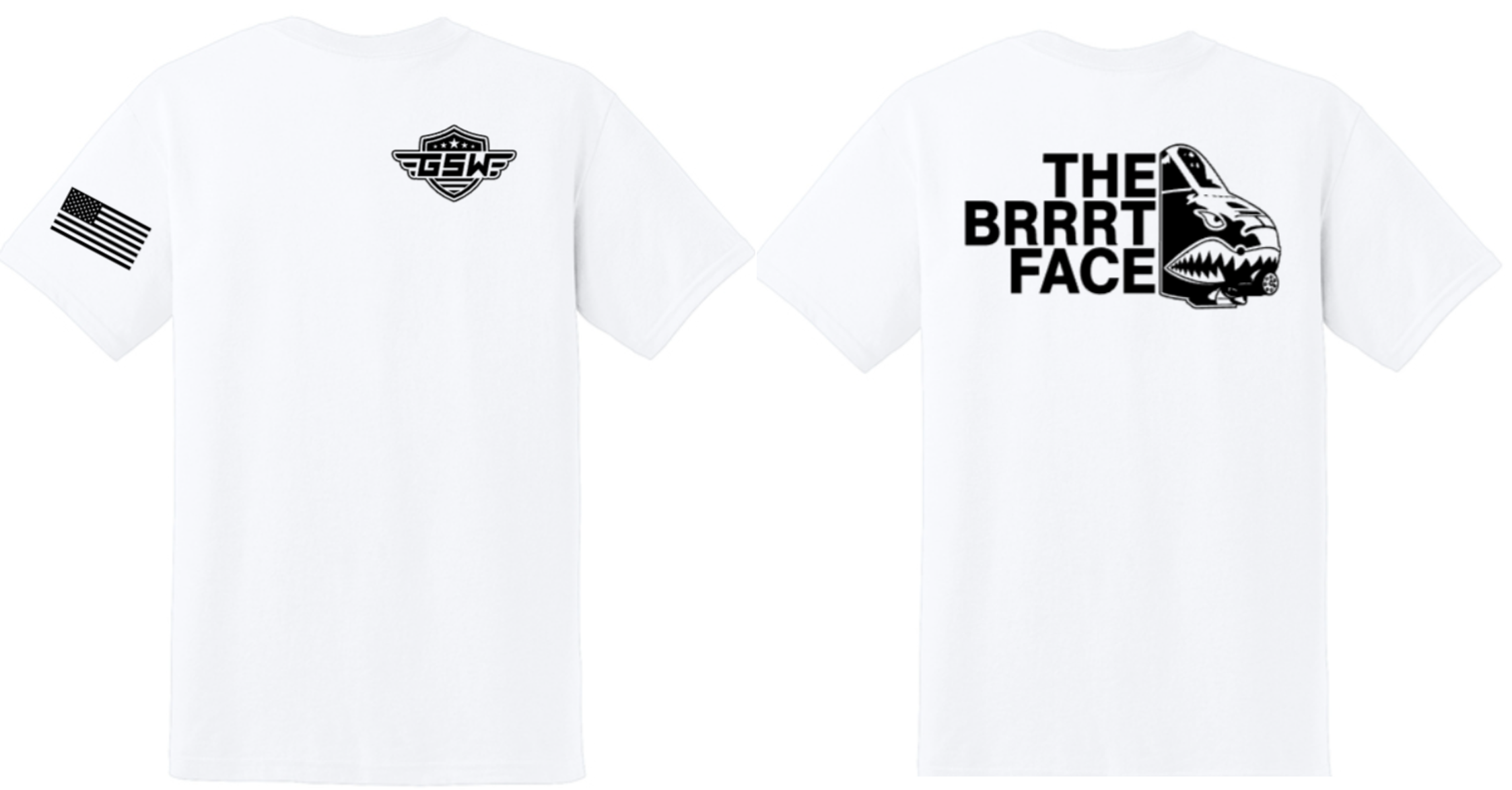 BRRRT Face Short Sleeve T-Shirt