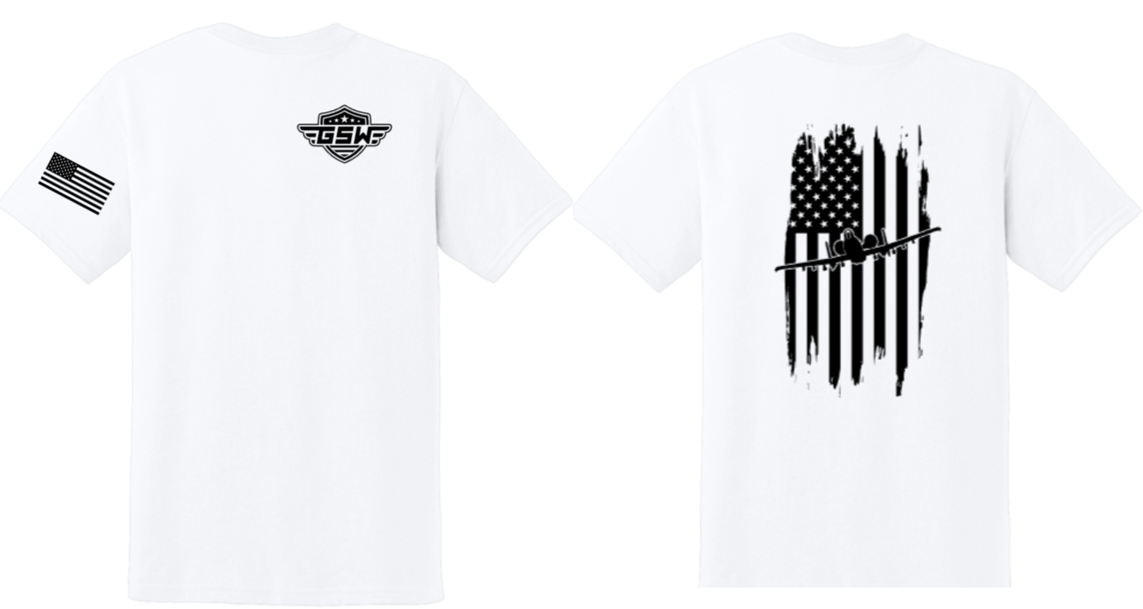 Patriotic Flag Short Sleeve T-Shirt